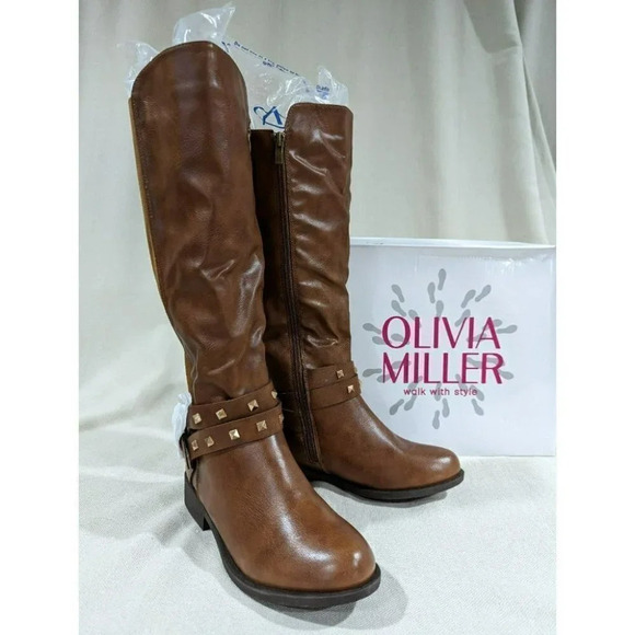 OLIVIA MILLER Valentina Riding Boot Size 7 - Picture 2 of 6